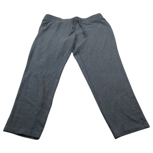 Champion Sweatpants Mens XL Heather Gray‎ Fleece Lined Straight Drawstring Waist - Picture 1 of 7